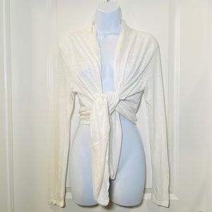 Gap White Waterfall Lightweight Sweater Size XS